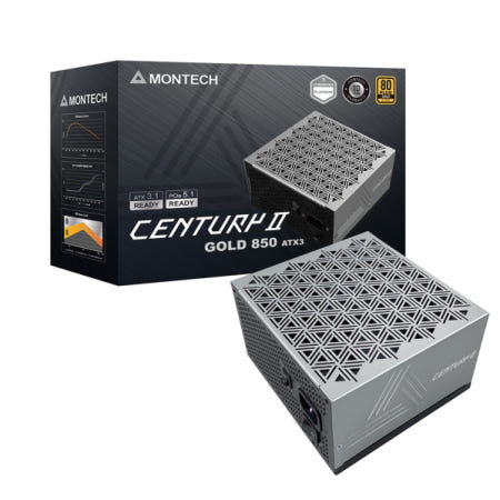 몬테크 CENTURY II 850 80PLUS골드 풀모듈러 ATX3.1 실버