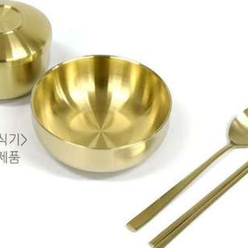 식당업소용식사테이블수저한벌 티타늄코팅업소용수저세트 무광식당테이블숟가락젓가락 - 상세 이미지 2