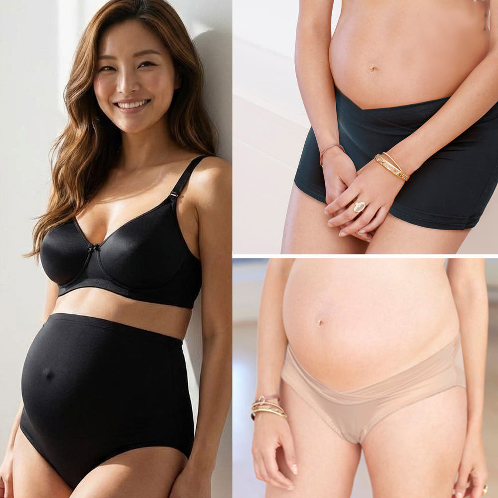 블룸마터니티 임산부 속옷 순면 햄라인 텐셀 드로즈 사각 팬티 1장 - 상품 이미지
