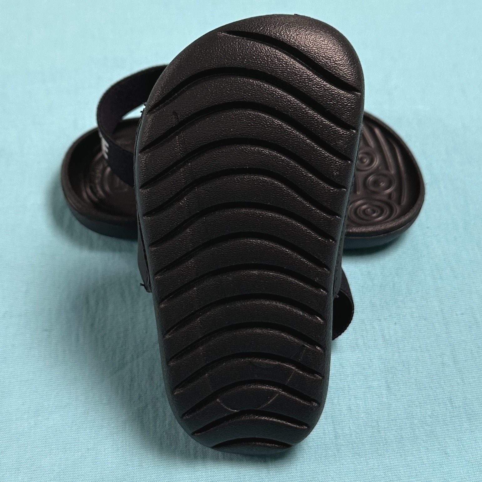 나이키 토들러 샌들 카와 슬라이드 유아 아동 베이비샌들 블랙, 140 - 상세 이미지 4