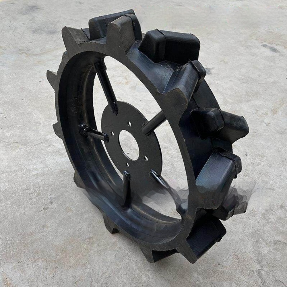 경운기바퀴 농업용 철제 휠 관리기 쟁기 교체 높이 35 너비 10cm 23mm 육각 - 상세 이미지 3