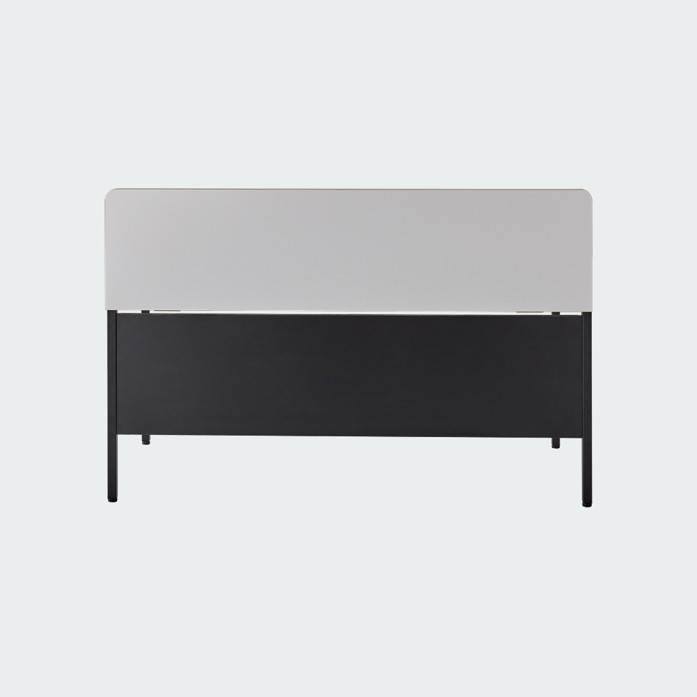 오피스테일 뮤보 책상 목재 스크린 파티션 1000x400mm, 백색 - 상세 이미지 5