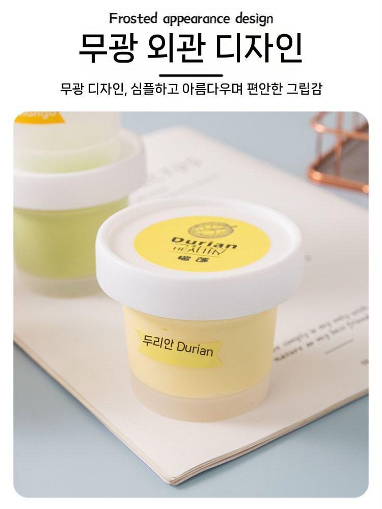 푸딩 일회용 용기 컵 뚜껑 포장용기 포장 보관용기 케이스 100ml 100개 - 상세 이미지 5
