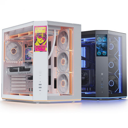 앱코 UD51L 엑시드 LCD 강화유리 ARGB BTF (화이트)