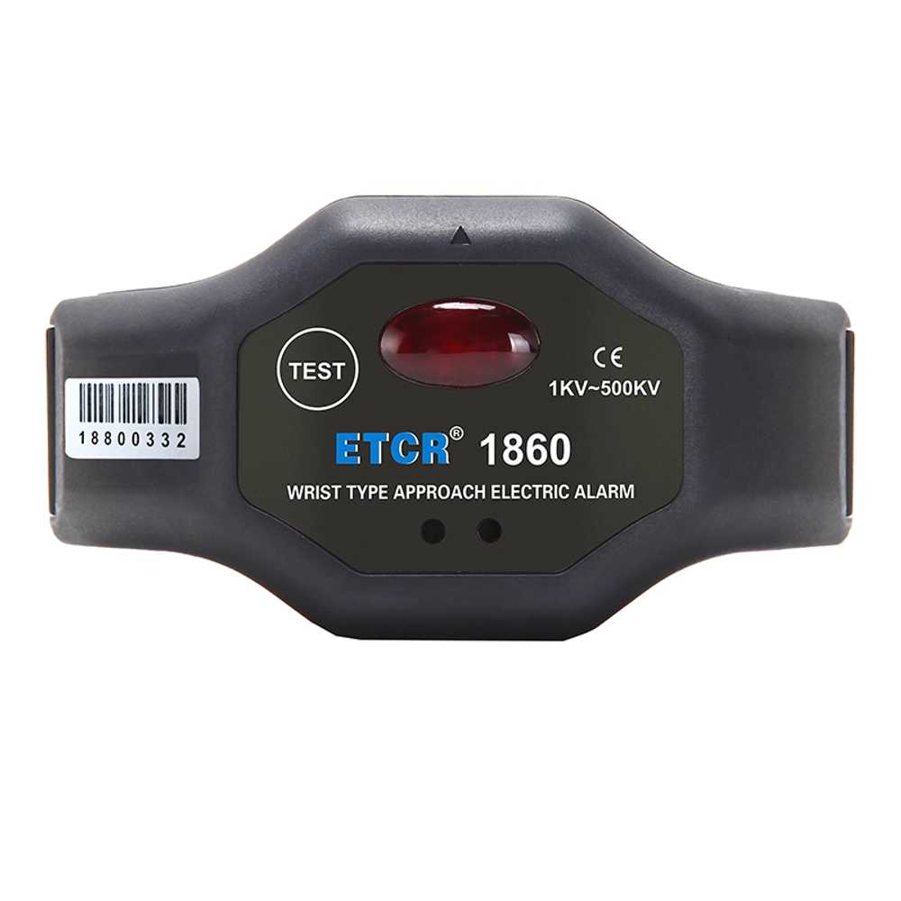 활선 경보기 전압 검전기 고압용 AC 헬멧형 비접촉 ETCR1860 손목형(0.4-500kV) 이미지 6