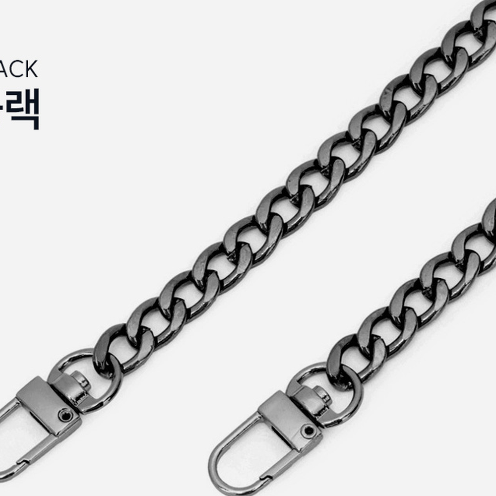 핸드백리폼가방리폼가방스트랩 메이커호환크로스끈 꼬임방지체인교체숄더스트랩 120cm - 상세 이미지 4