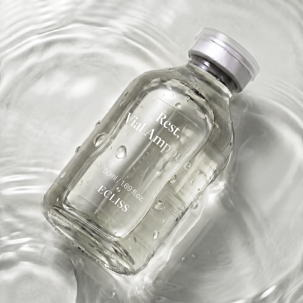 쉼표 바이알 앰플 50ml 에클리스 판테놀 저분자 히알루론산 진정 속보습 앰플 - 상세 이미지 3