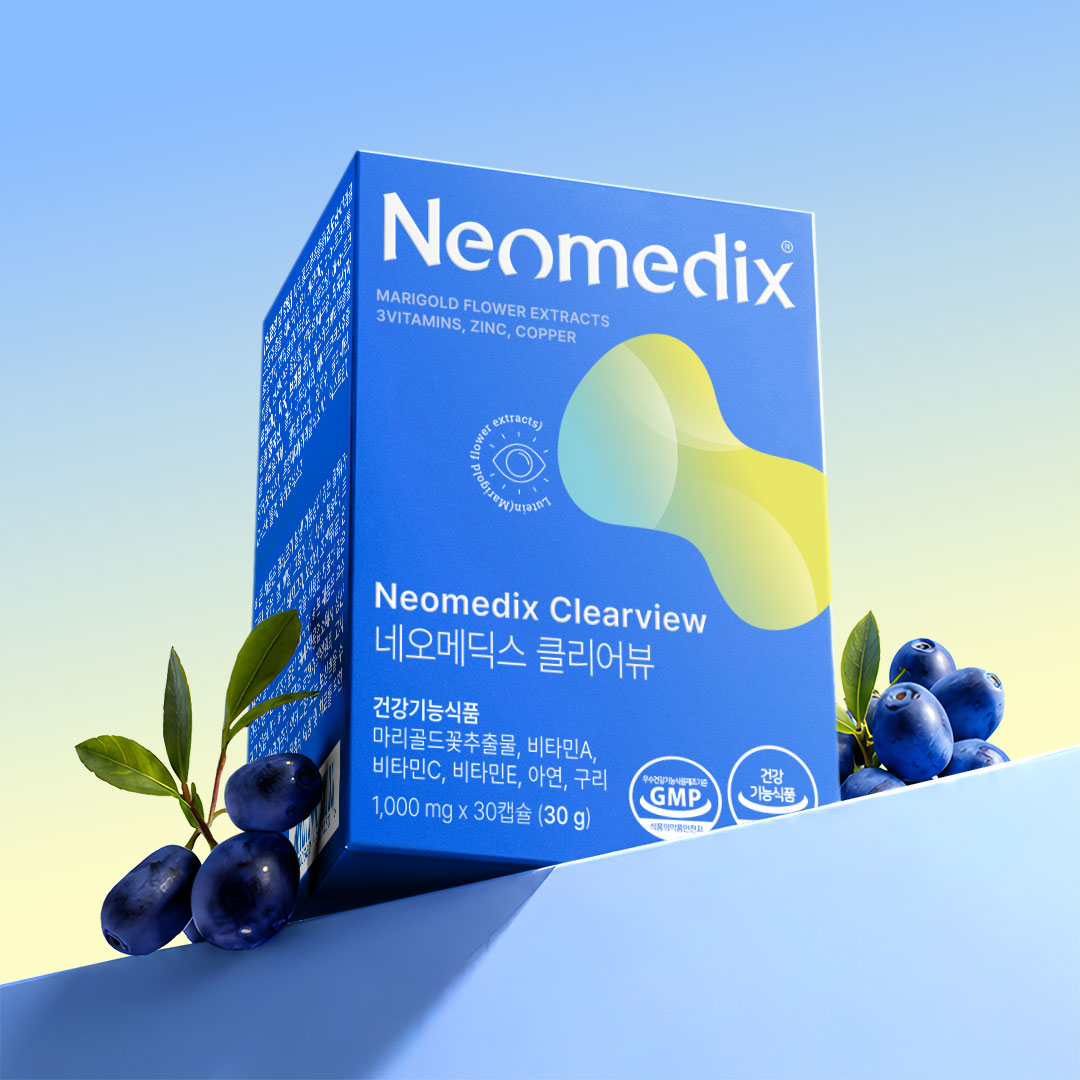 [공식판매처] 네오메딕스 클리어뷰 하스카프베리 루테인 아스타잔틴 아연 비타민A 30캡슐 - 상세 이미지 2