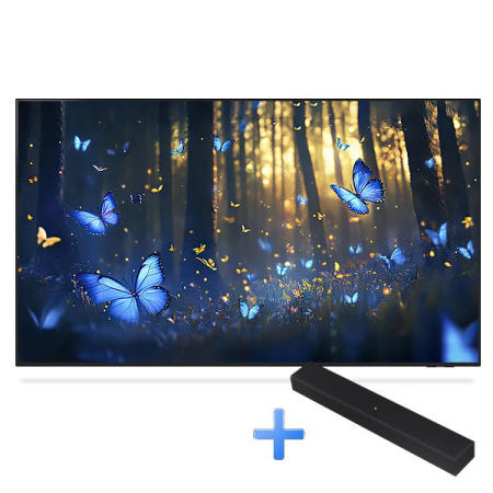 삼성전자 삼성전자 Mini LED TV MH80 189cm 벽걸이형 +사운드바(HW-B400F) o클릭o KU75MH80AFXKR