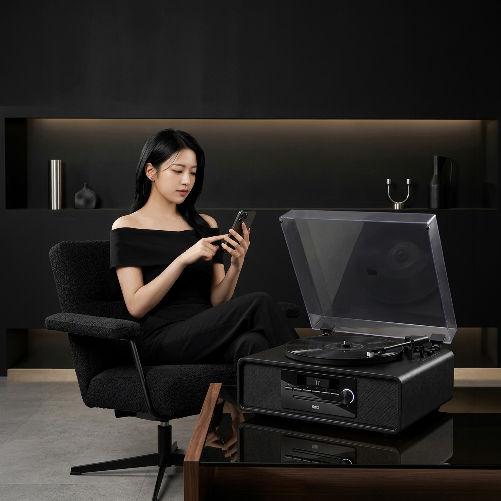 브리츠 LP 턴테이블 오디오 블루투스 스피커 BZ-TP9100 이미지 7