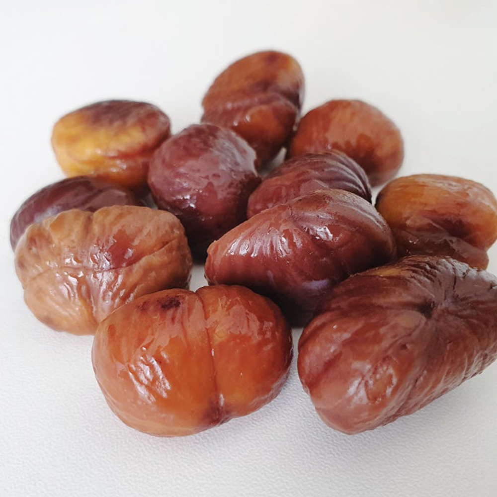 [센터합배송] 8봉지 자연 그대로 무첨가 약밤 40g 8팩 / 단밤 군밤 칼집밤 영양간식 이미지 6