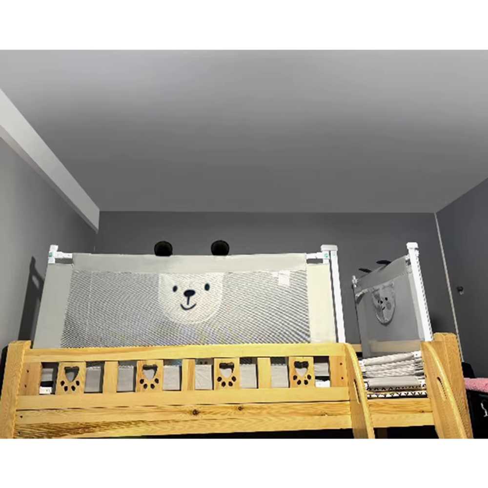 2층침대 안전 낙상방지 가드 난간 보호 프레임 추락 0.8m 회색 곰 - 상세 이미지 3