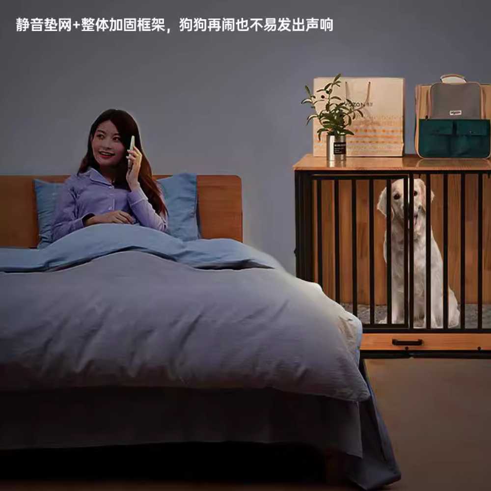 대형견사 켄넬 울타리 철제 하우스 철장 야외 펫 개집 104x75x90 - 상세 이미지 3