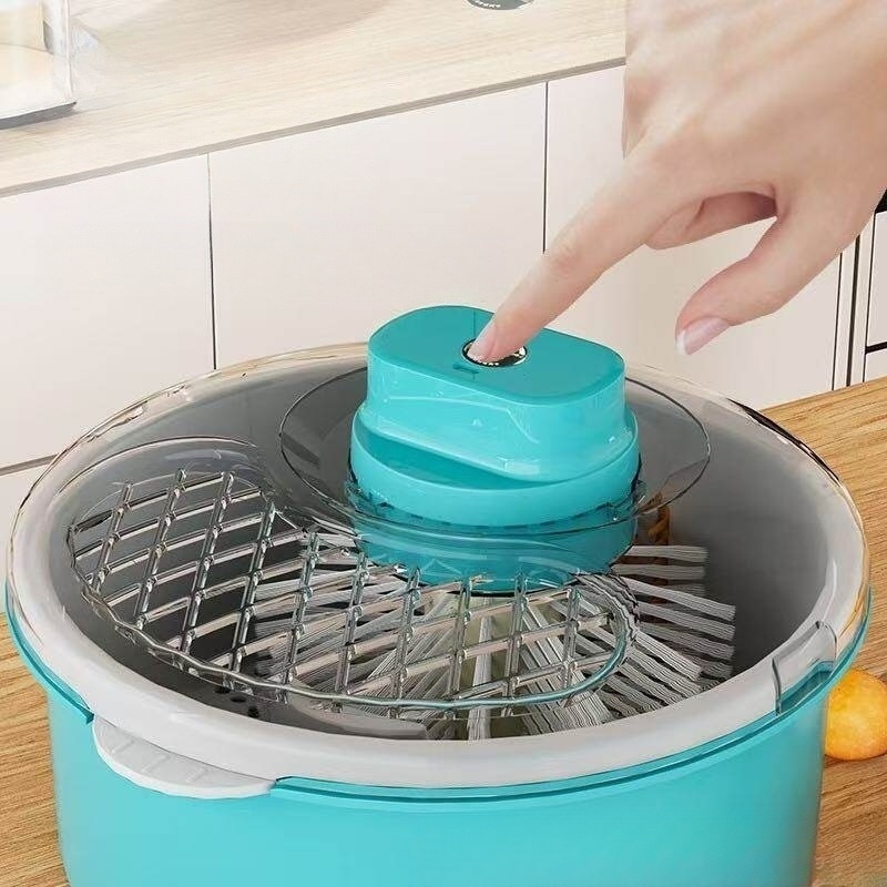 과일 세척 바구니 360도 회전 야채 세척 채소 세척 바구니 - 상세 이미지 3