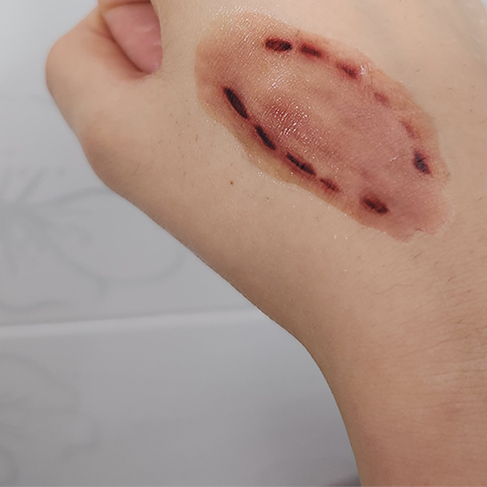종이재질할로윈코스튬분장스티커 잉크접착할로윈파티상처스티커 다자인 9종 - 상세 이미지 3