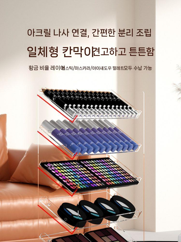 키보드정리대 투명 거치대 디스플레이 스탠드 진열대 4단 이미지 6