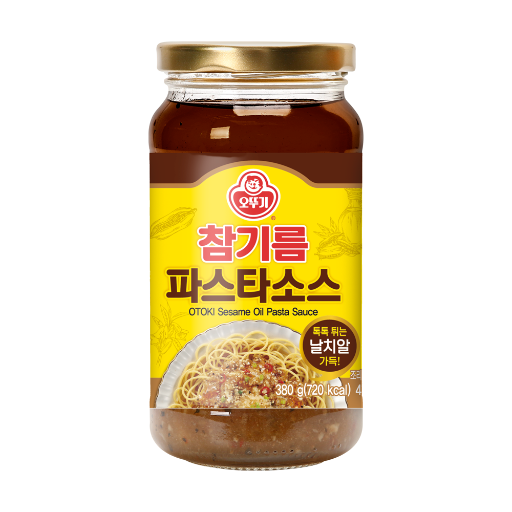 오뚜기 참기름 파스타소스 380g, 1개 - 상품 이미지