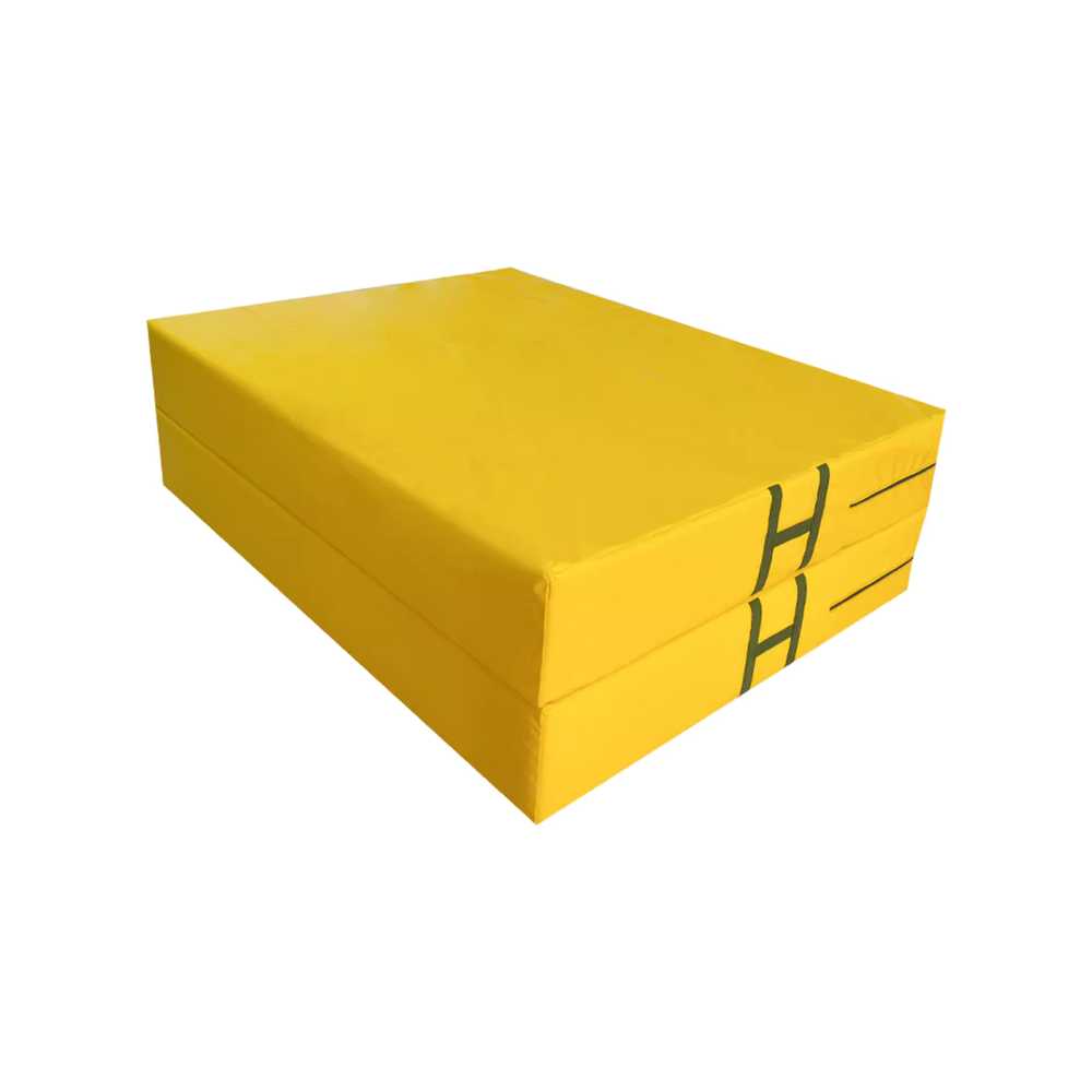 높이뛰기 매트 매트리스 구르기 접이식 학교 체육관 1x2m/두께 10cm/50밀도 직선형 - 상세 이미지 2