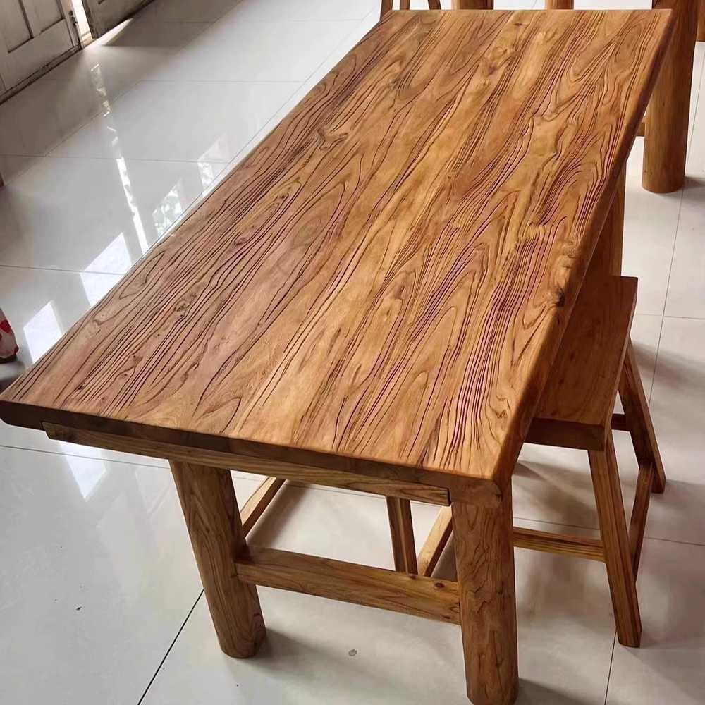 고재 벤치 카페 테이블 앤티크 스툴 받침대 클래식 긴 45x120 폭 26cm - 상세 이미지 2