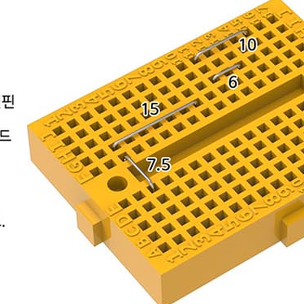 미니사이즈전기회로화재경보기 납땜없는브레드보드화재알림키트 간단조립방과후과학전자경보기 - 상세 이미지 4