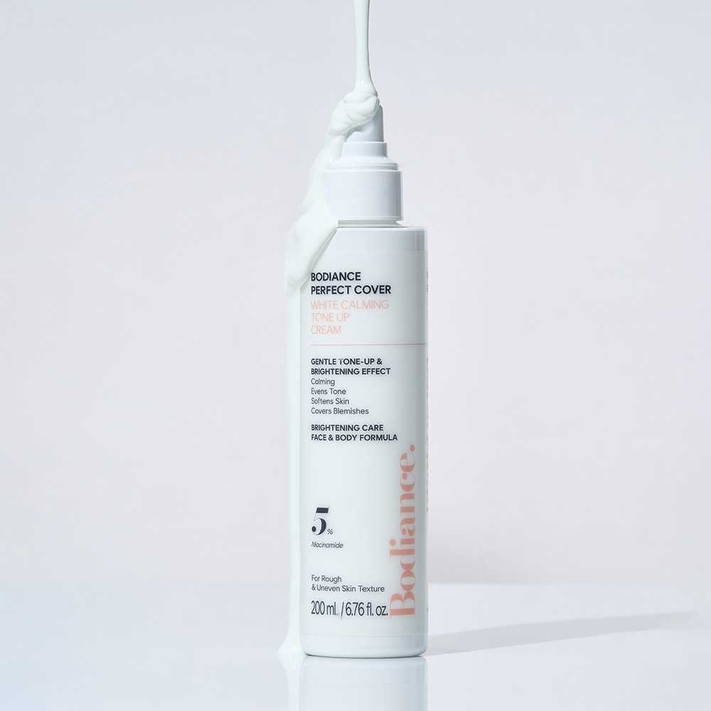 바디언스 퍼펙트커버 카밍 반 톤업 미백 크림 200ml 바르고자는 색소침착 착색 크림 - 상세 이미지 3