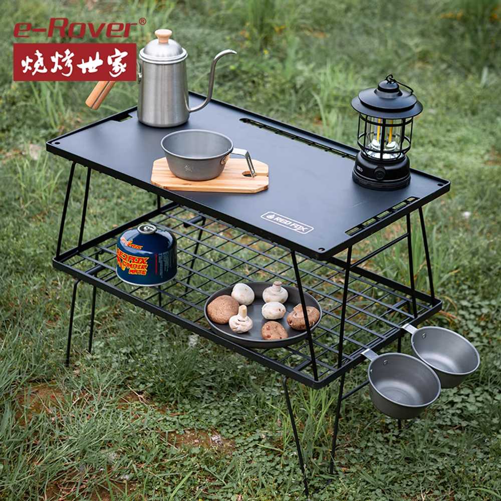접이식 캠핑테이블 선반 휴대용 경량 등산 차박 식탁 단일 상품 - 상세 이미지 2