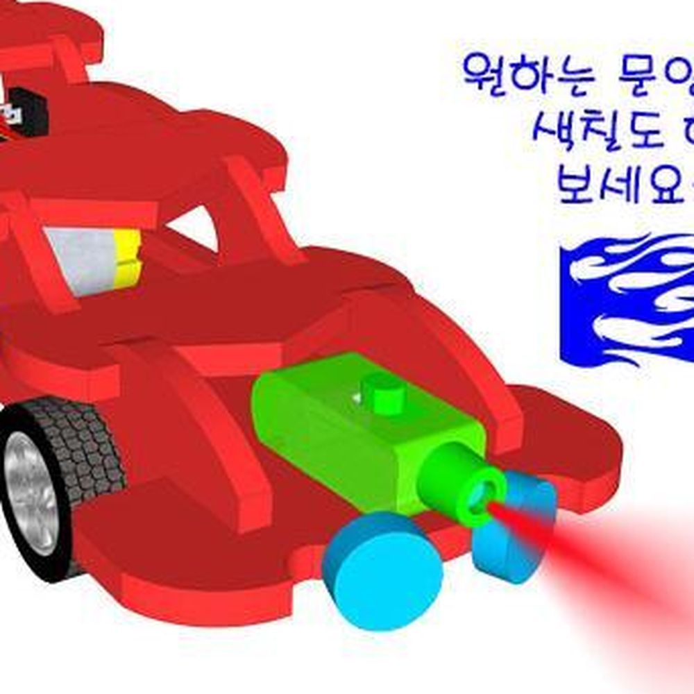고무줄동력전달 창작색찰레이싱카 나만의경주차만들기 일반형1인용 - 상세 이미지 2