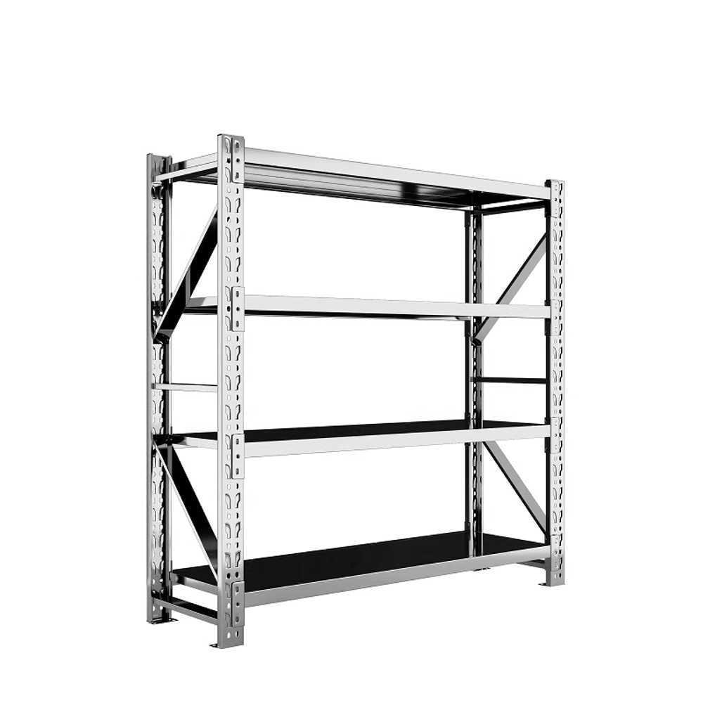 스테인레스 선반 보관 철제 다층 정리 다용도 정리대 1000x400x2000 550kg 4단 - 상품 이미지
