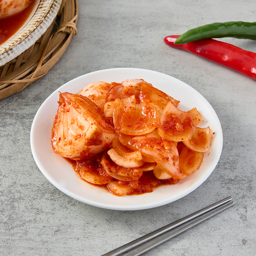 토해원 국내산 양파김치 전라도식 수제김치 아삭한 밥반찬 1kg 2kg 3kg - 상세 이미지 4