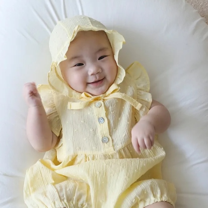 조카돌선물 노엘 유키세트 보넷 포함 신생아 백일복 바디수트 신생아출산선물 - 상품 이미지