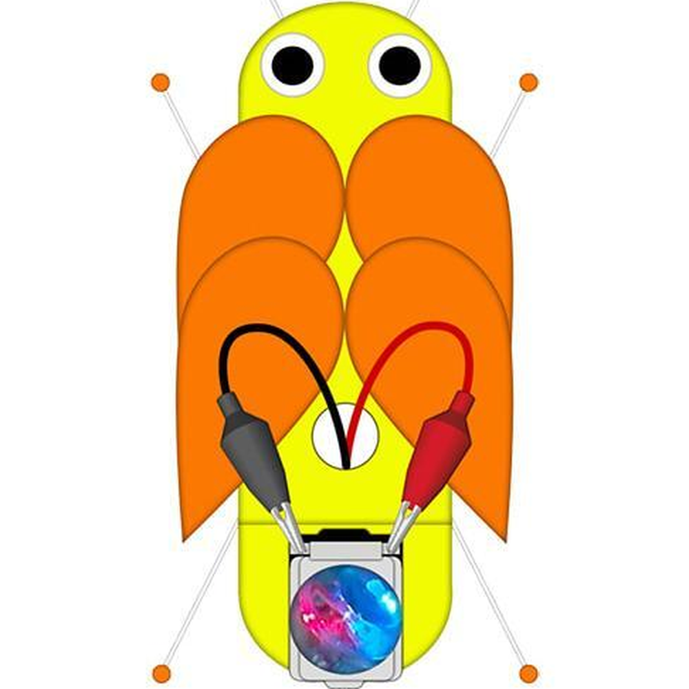 진동LED볼꼬리 반딧불이로봇만들기 진동모터작동곤충로봇 5세트 - 상세 이미지 4