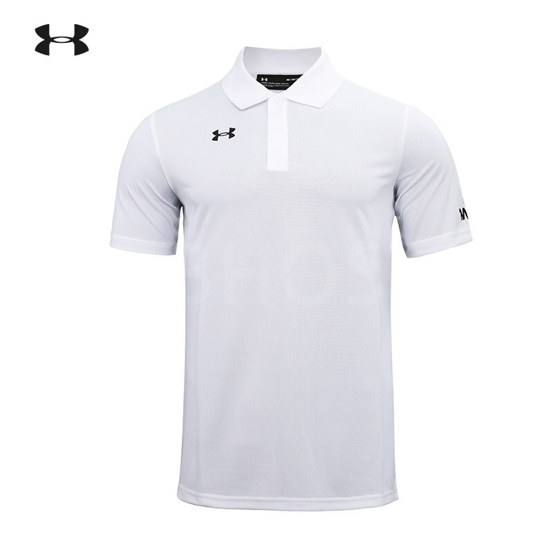 언더아머 남성 반팔 화이트 POLO