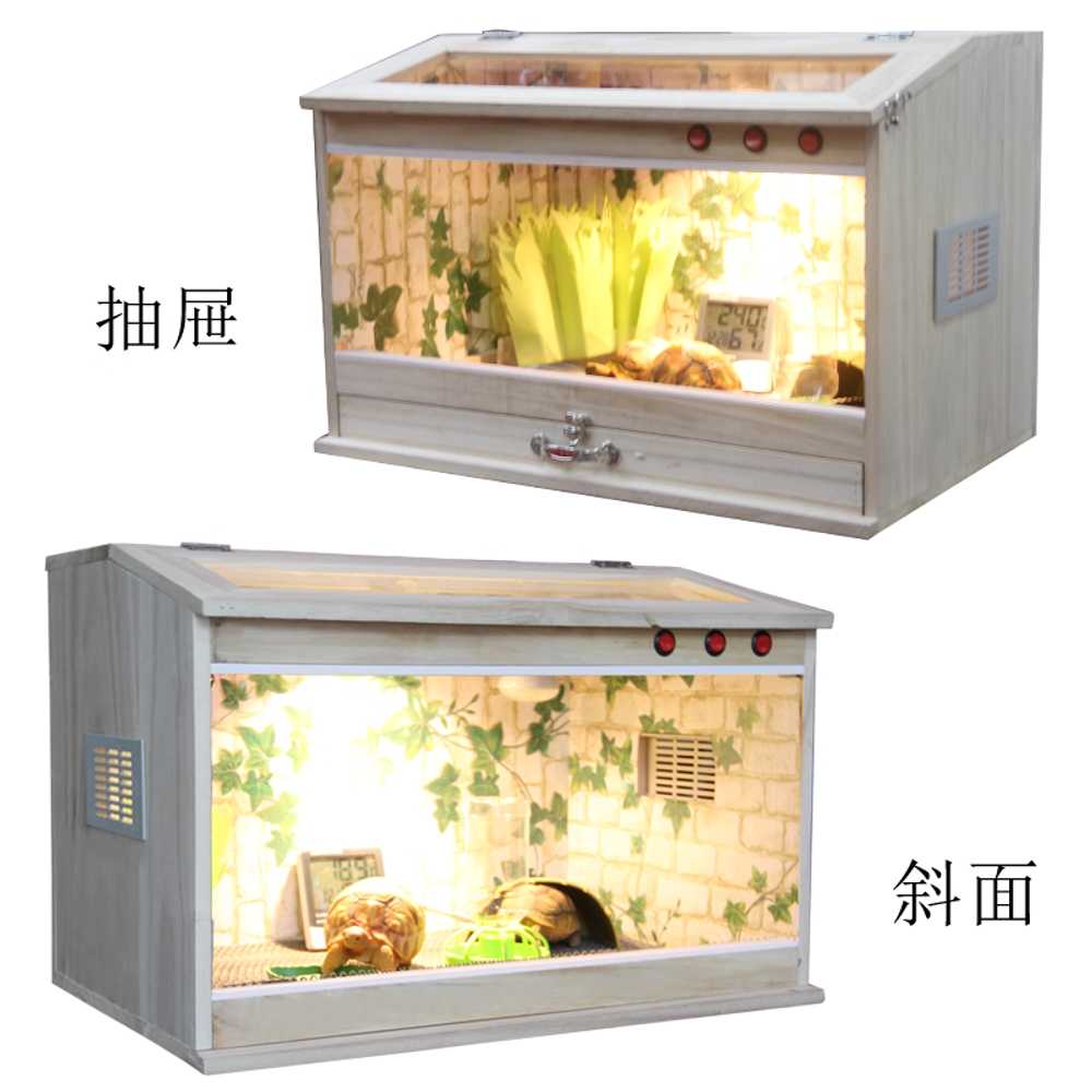 도마뱀사육장 뚜껑오픈형 케이지 집 습식 파충류 DIY 60cm A세트 - 상세 이미지 4