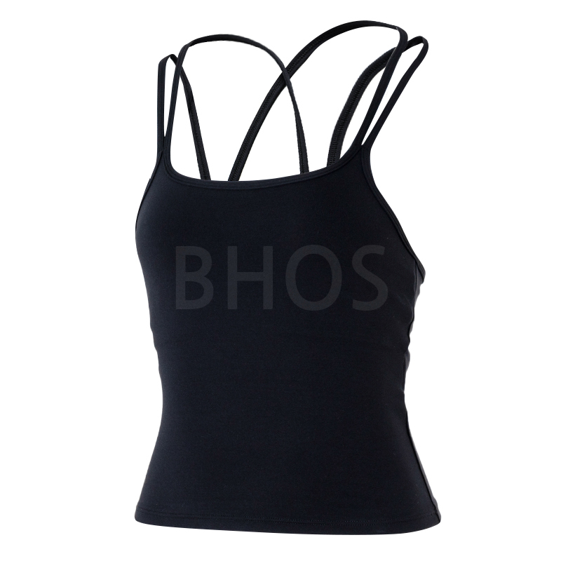 언더아머 Movement Strappy Tank 블랙 여성 조
