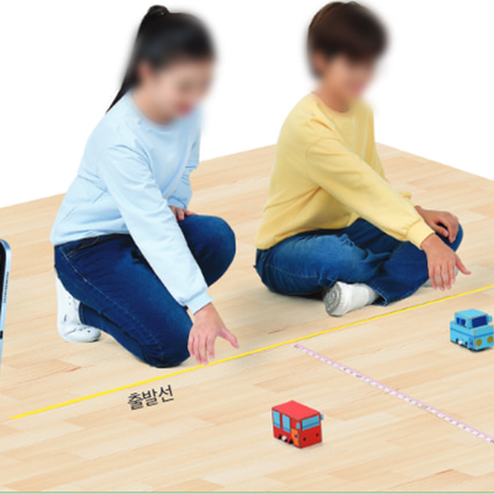 간단조립방과후과학 협동학습초등과학실험태엽탄성카트 탄성에너지속력비교실험태엽미니카 2인세트 - 상세 이미지 2