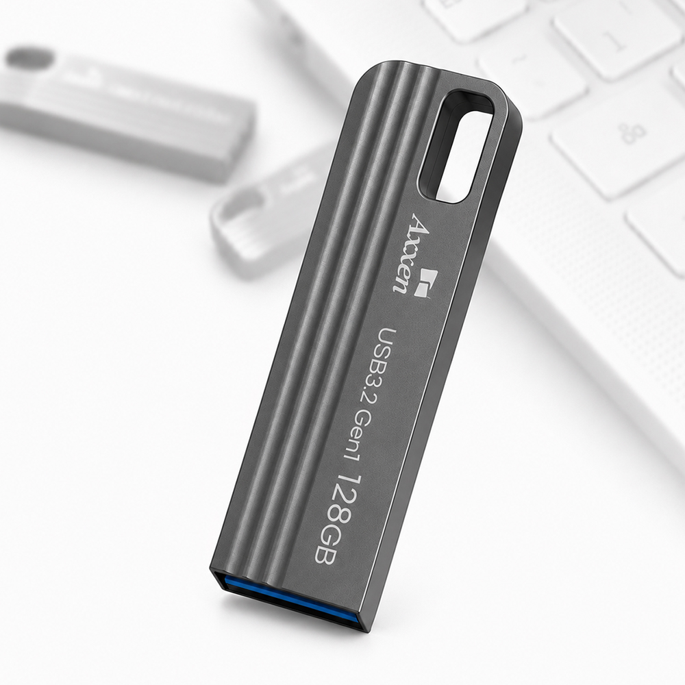 USB메모리 128GB [무료인쇄] 데이터 파일 백업 노트북 업무 자료저장 메탈 128기가 - 상품 이미지