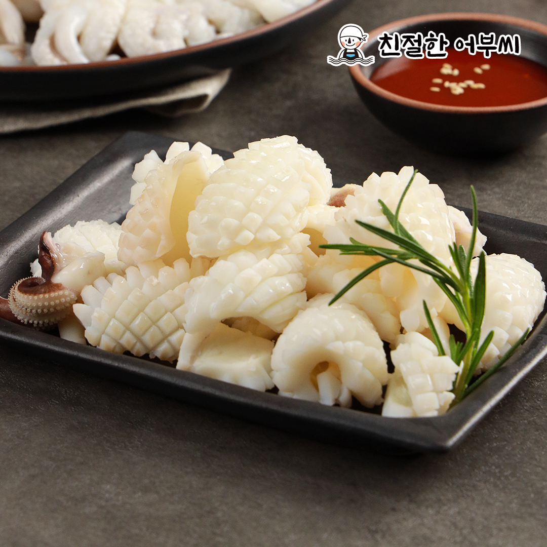 손질갑오징어 냉동 갑오징어볶음 숙회 구이 1.5kg 수산물이력제 친절한어부씨 - 상세 이미지 4