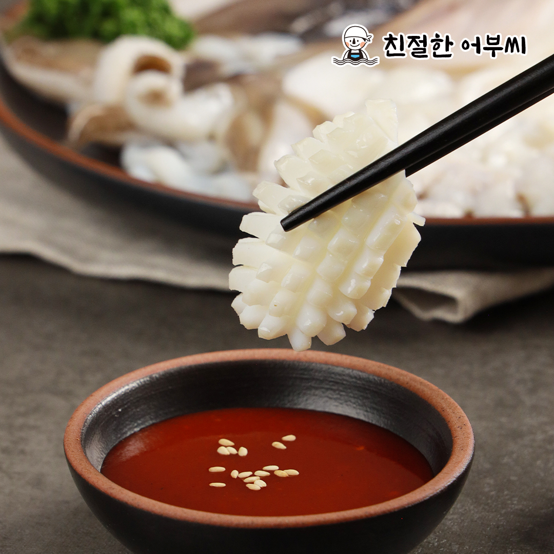 손질갑오징어 냉동 갑오징어볶음 숙회 구이 1.5kg 수산물이력제 친절한어부씨 이미지 6