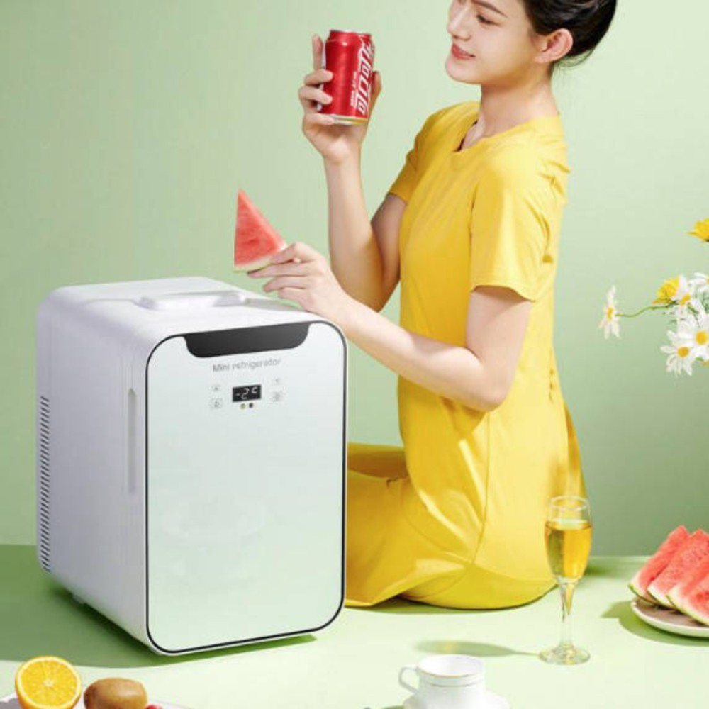 미니 냉장고 소형 냉동 냉장 가정용 차량용 사무실 학생용 10L 단일 기본 소형 냉동판 USB 케이블 - 상품 이미지