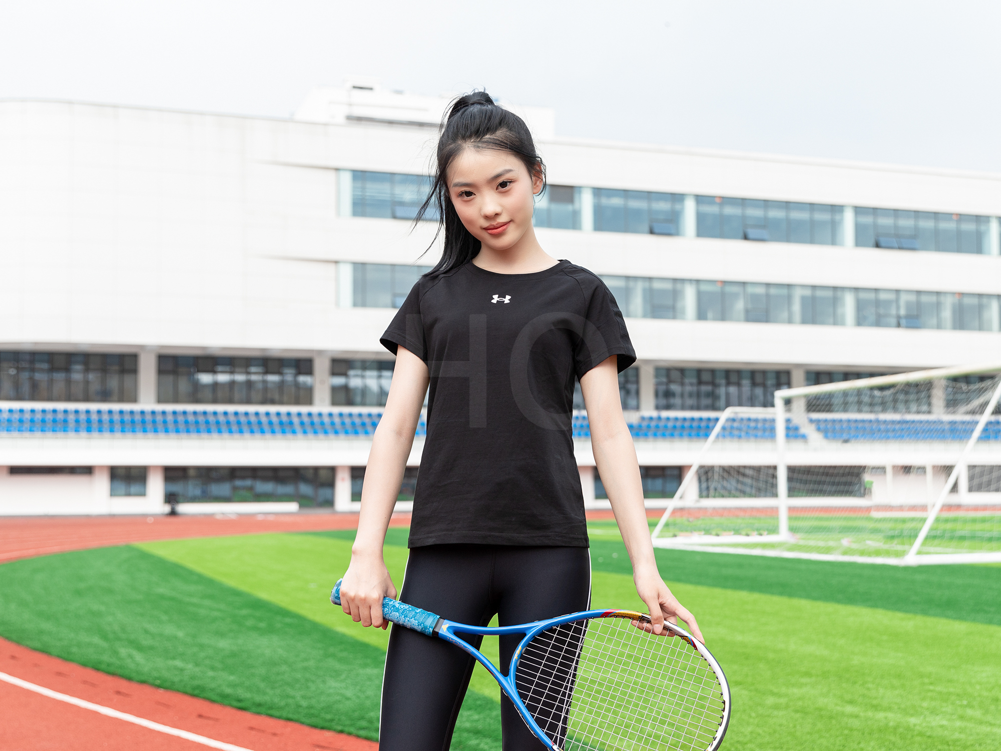 언더아머 여성 티셔츠 블랙