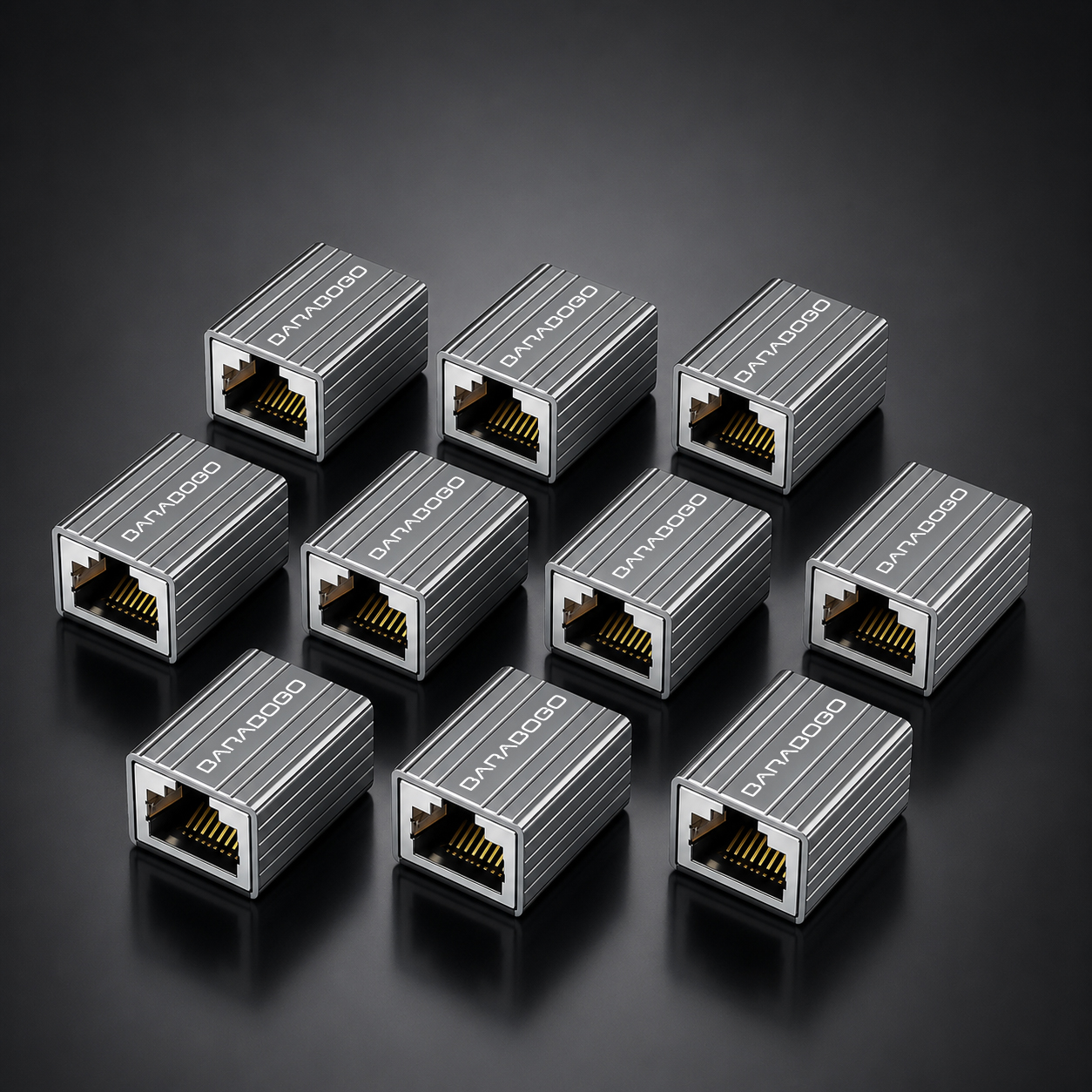 바라보고 RJ45 랜 연장 젠더 CAT6A 기가비트 랜케이블 커플러 10Gbps - 상세 이미지 5