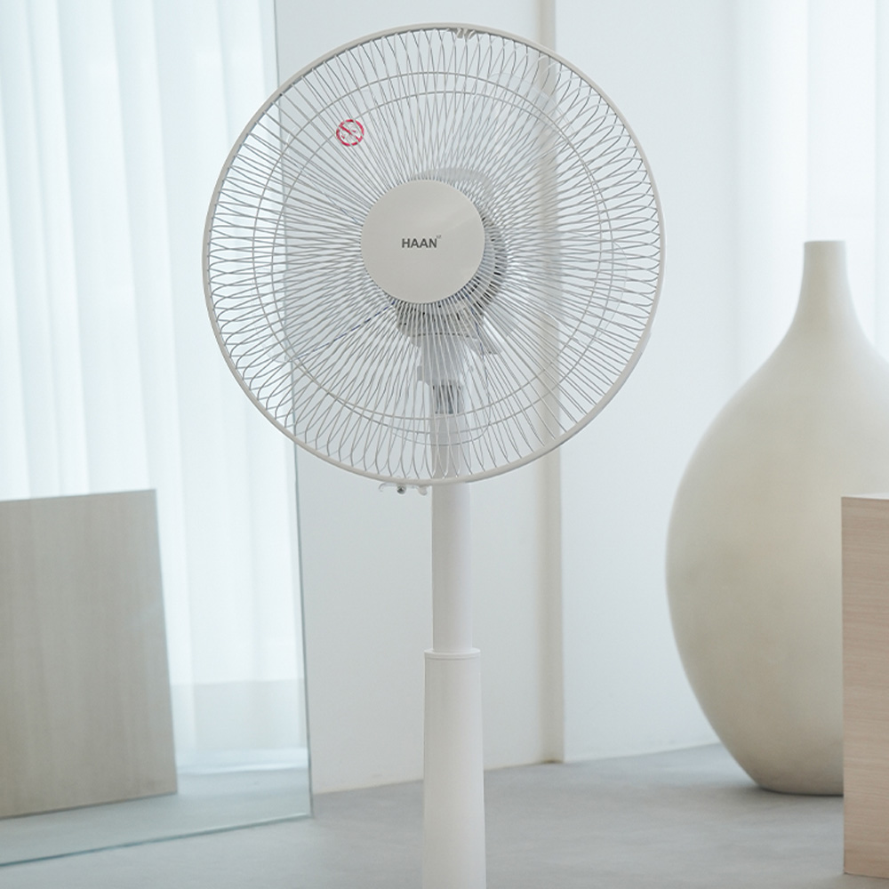 한경희 발터치 스탠드 선풍기 14인치 리모컨 초미풍 5엽날개 타이머 가정용 - 상세 이미지 2