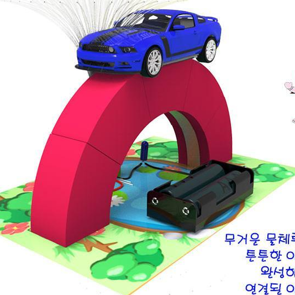 아치구조물학습 LED광섬유장식 아치형다리만들기 5세트 힘분산원리교구 - 상세 이미지 4