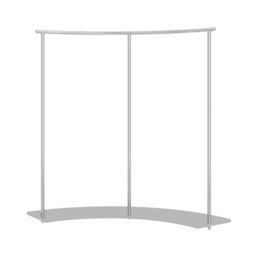 의류매장 행거 진열대 철제 옷가게 스탠드 옷걸이 봉 150x120cm - 상품 이미지