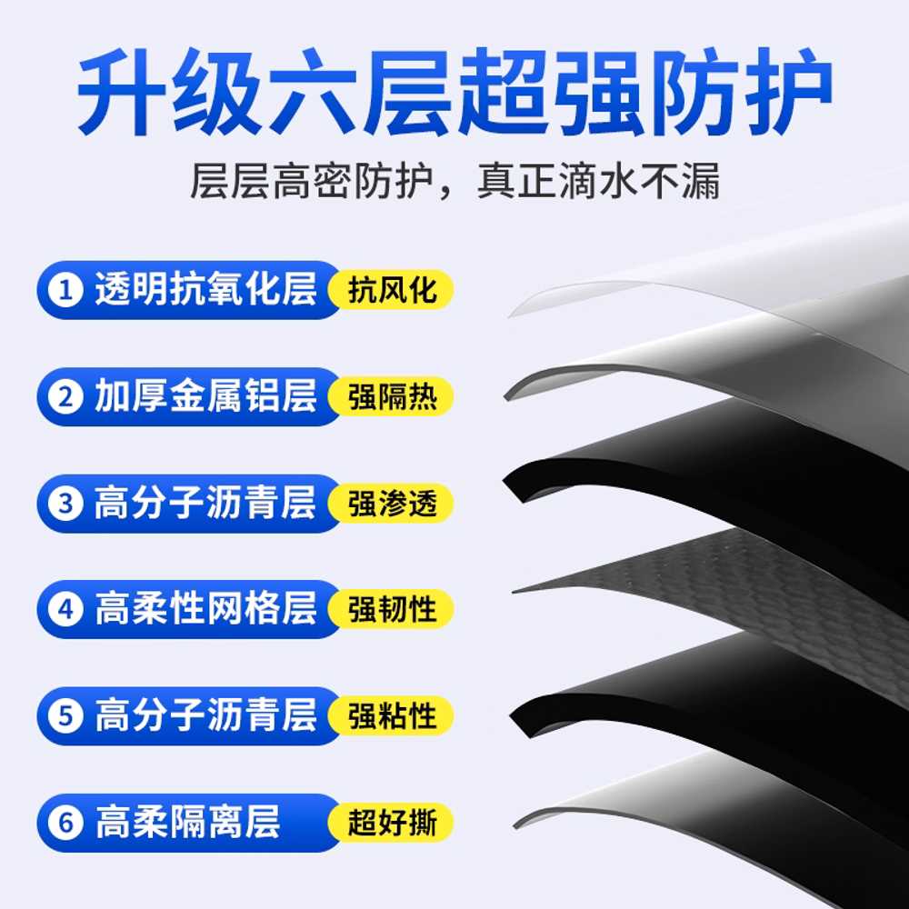옥상 방수시트 롤덮개 비노출형 테이프 판넬지붕 누수 두께 1.5mm  5m x 1m - 상세 이미지 4