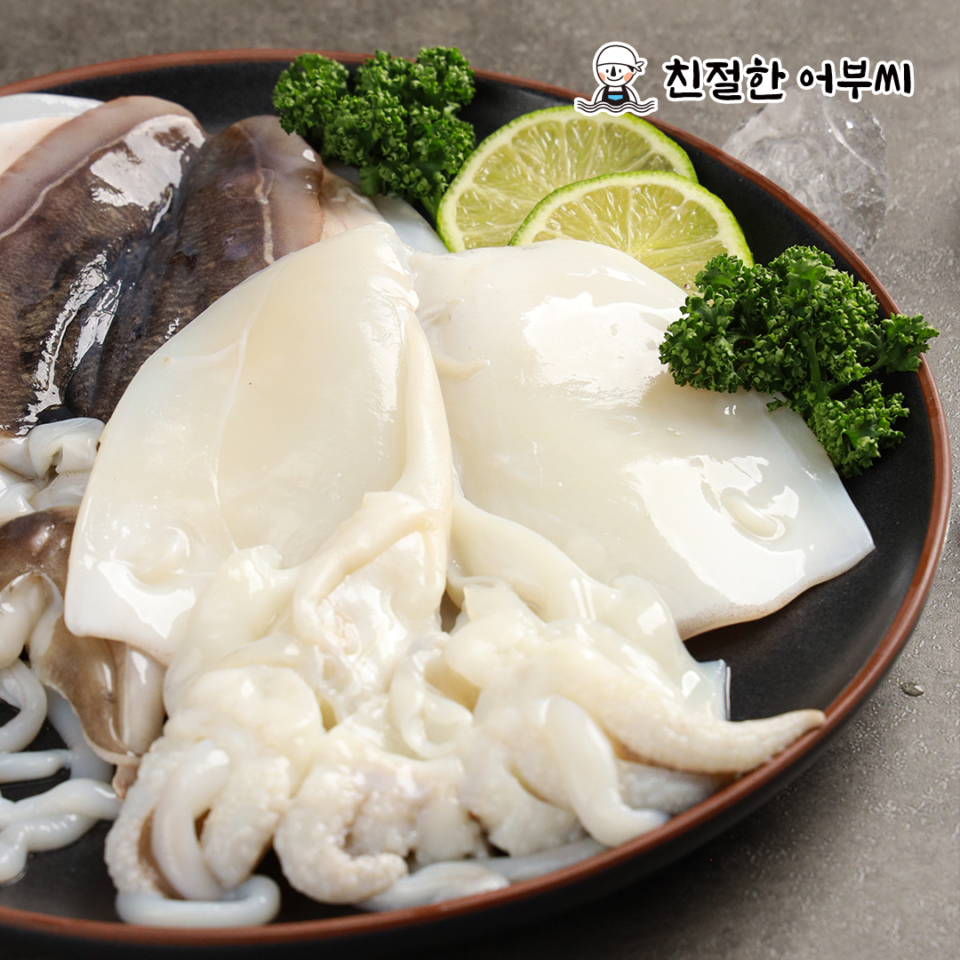 손질갑오징어 냉동 갑오징어볶음 숙회 구이 1.5kg 수산물이력제 친절한어부씨 - 상세 이미지 3