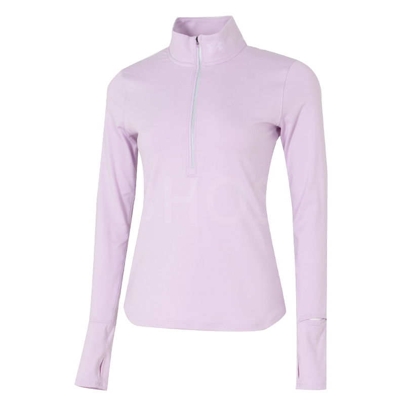 언더아머 UA Launch 프로 Half Zip 퍼플 여성