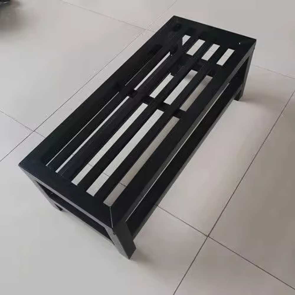 철제 받침대 사무실 책상 다리받침대 발판 키높이 80x30cmx10cm 검정 - 상세 이미지 5