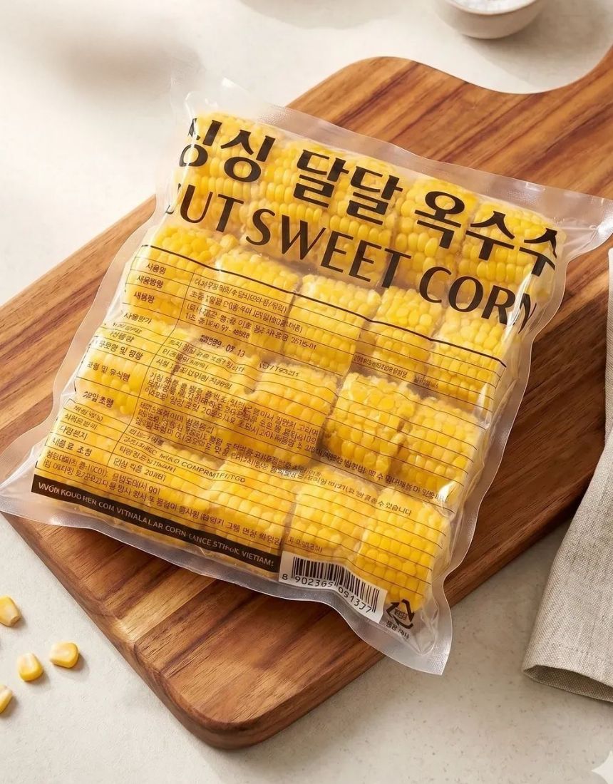 절단 증숙 스위트콘 1kg / 100% 무첨가 냉동 옥수수 버터구이 슬라이스 - 상세 이미지 4