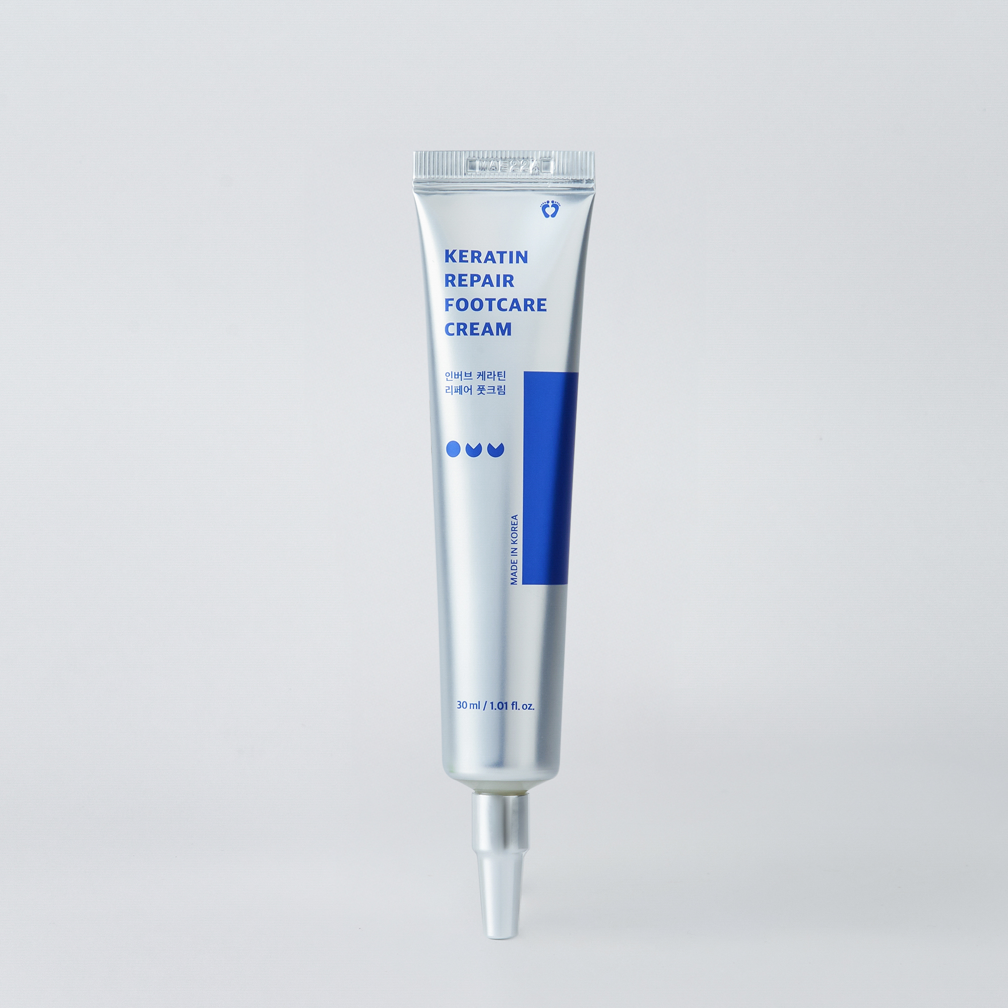 인버브 케라틴 리페어 풋크림 30ml 발바닥 뒤꿈치 굳은살 케어 발각질제거 보습 영양 - 상세 이미지 3